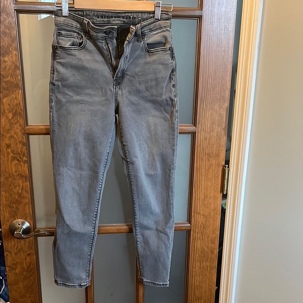 Stylish Gray Denim Jeans